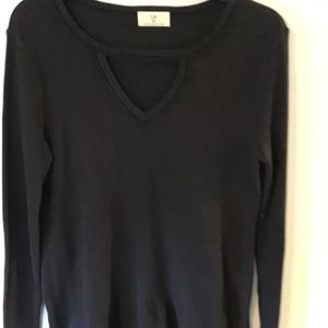 NWOT Anthropologie Keyhole Sweater Top